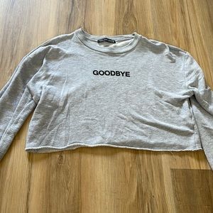 Goodbye crop top